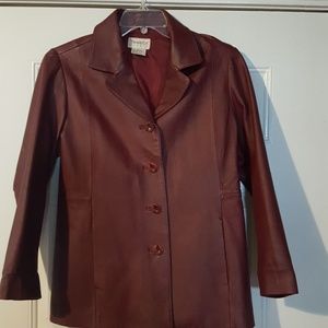 Womens leather jacket